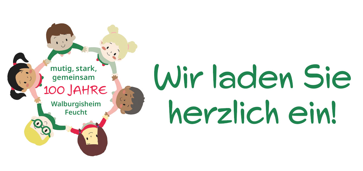 Zeichnung mit Einladung